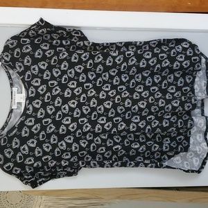 Sugar & Rose Coffee Short Sleeve T-shirt. Nwot!